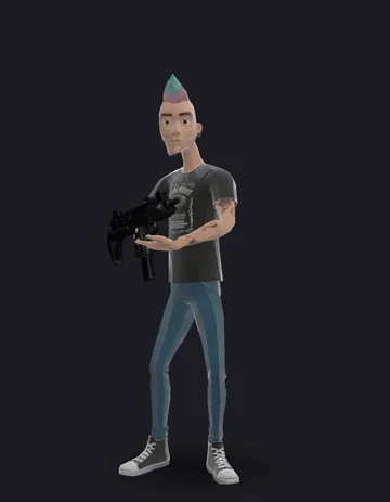 Hipster Alternativo - personagem do CORO SOLTO: Treta Suprema