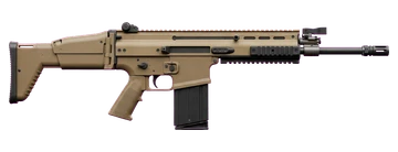 Modelo 3D da SCAR "PAGA-PAU" no jogo